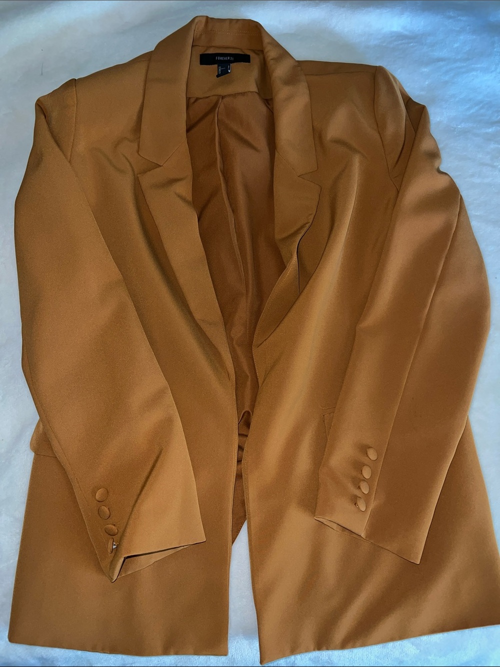Forever 21 Mustard Blazer